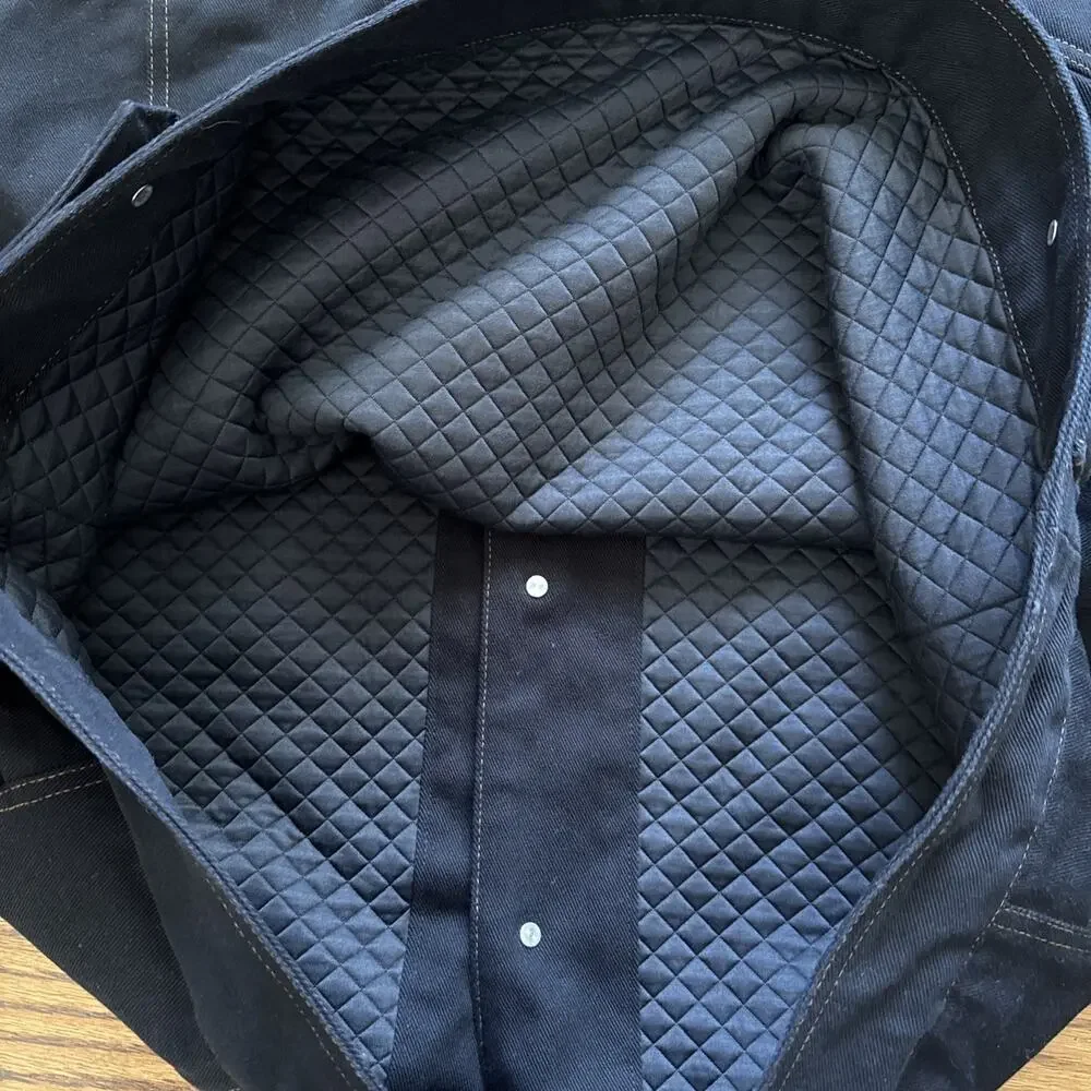Kwame adusei KARD DENIM JACKET - ONE SIZE / BLACK - Picture 12 of 12
